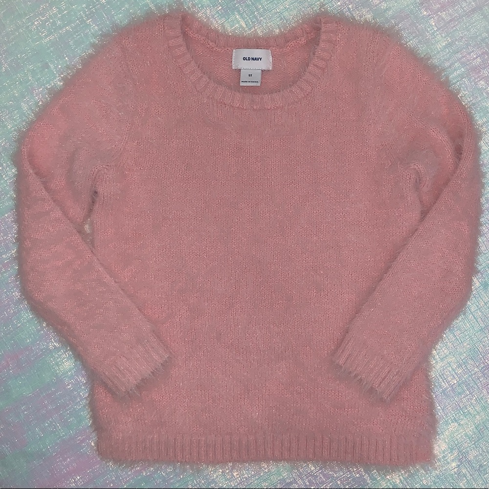 Fuzzy Pink Sweater